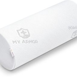 Memory Foam Orthopedic Round Bolster Bed Pillow, Large Size - 25" x 9" x 9" Memory Foam Solid Bolster Pack of 1-image-10