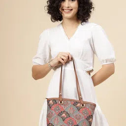 Anouk Ethnic Motifs Printed Structured Shoulder Bag image 2