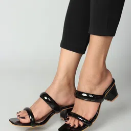 Denill Open Toe Block Heels image 5