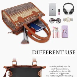 YOYOWING Animmal Textured Structured Handheld Bag image 4