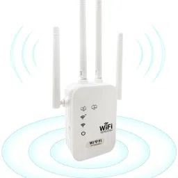 Trenzu WiFi Extender | 300Mbps Speed | 2500 Sq Ft Coverage | Connect Up to 20 Devices Router Antenna Booster image 3