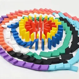 Domino Set Toy With 100 Pieces For Kids | Toys For Kids (Multicolor)-15