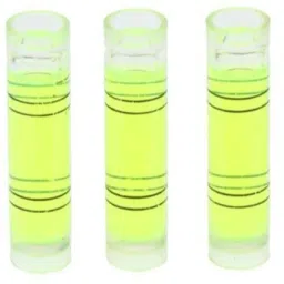 I-Birds Enterprises Cylindrical Plastic Bubble Spirit Leveller Vials for Picture Frame Hanging Tool Levelling Base Camera Leveler-12