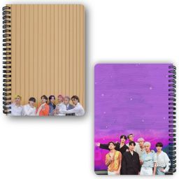 BTS Kpop Notebook A5 Diary Unruled 150 Pages-image-89