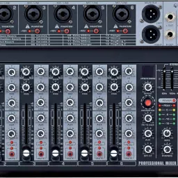 6 Channel Professional Audio Mixer 6-channel built-in EQ/16DSP/recording mode Powered Sound Mixer-9