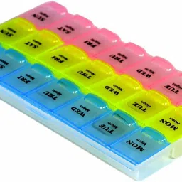 21 days 3 Line Weekly Pill Box 21 Day Pill Planners for Pills Pill Box-image-21