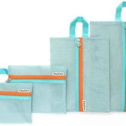 Mint Bag, 20 Litre, Light Green and Light Orange Color, Set of 4, (Blue) Organic Matter Storage Vacuum Bags-19