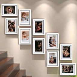 art street White Synthetic Wood (Set of 10) Collage Photo Frames-picture-42