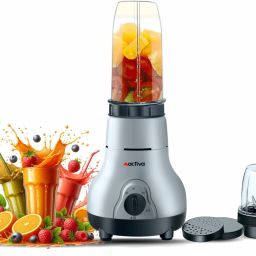 Easy Mix Nutri 2 Jar With Powerful Powerful Long Lasting Shock Proof Abs Body 500 W Juicer Mixer Grinder-3