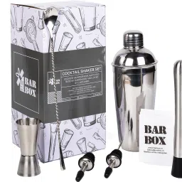 Cocktail Shaker Set Food Grade Stainless Steel Bartender Kit 7 - Piece Bar Set-25