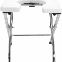 Comfort Premium Folding Commode Chair/Stool- White Commode Chair-image-49