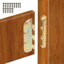 2 Sets Bed Rail Brackets 5 Inch Heavy Duty Metal Hardware 13.0 Shelf Bracket-image-77