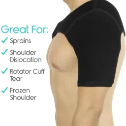 vksurgical Shoulder Support Brace With Adjustable Stretch Strap Belt For Men & Women Shoulder Support image 4