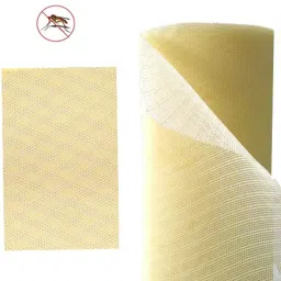 buyagain HDPE - High Density Poly Ethylene Infants Washable 5x5 ft ivory Mosquito Net for Window with Fiber Glass Mesh Mosquito Net image 5