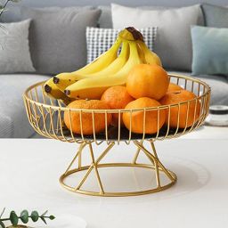 homedynasty Golden Metal Cake Stand with Marble Base for Display Iron Cake Server image 5