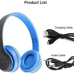 worricow PRO Bluetooth v5.0 On Ear Headphone, 30H Backup, Foldable Design, Call Function Bluetooth Gaming Headset image 3