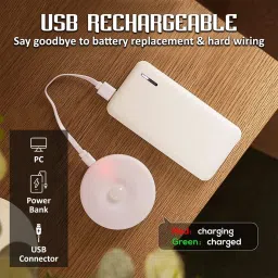 laxit Motion Sensor Light for Home with USB Charging Wireless Self Adhesive LED Night Lamp image 2