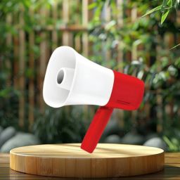 Handheld Megaphone with Siren, Microphone & Rechargeable for Outdoor EventsA443 Portable (Bhopu Speaker)Horn Voice Multiple Sirens Rechargeable Dual BatteryG443 Outdoor PA System-image-51