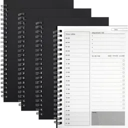 Time Management Manual to Do List Daily Planner Notebook A5 Note Pad Ruled 100 Pages-21