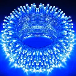 56 LEDs 15 m Blue Steady Bulb Rice Lights-image-37