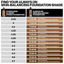 Smashbox Always On Skin-Balancing Foundation with Hyaluronic Acid 30 ml - Shade D10W image 5