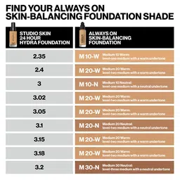Smashbox Always On Skin-Balancing Foundation with Hyaluronic Acid 30 ml - Shade M30N image 4