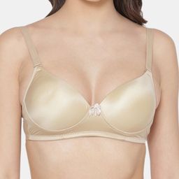 Tweens Beige & Peach-Coloured Set of 2 Solid Heavily Padded Push-Up Bra image 5