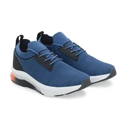 HRX by Hrithik Roshan Men Navy Blue & White Memory Foam Mesh Non-Marking Running Shoes image 2