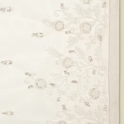 Dupatta Bazaar Embroidered Net Dupatta image 5