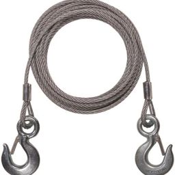 Premium 4M Long Super Strong Emergency Heavy Duty Car Tow Cable 3 Ton Towing Strap Rope with Dual Forged Hooks B-02 14 m Towing Cable-image-52