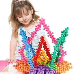 Star link locking Blocks Educational, Construction Blocks,multicolour,100PC-13