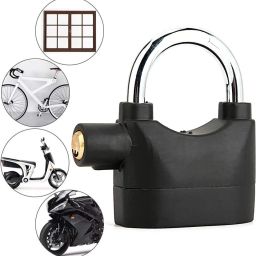 PETRICHOR Anti Theft System Security Pad Lock with Smart Alarm Lock Siren Motion Sensor for Home | Office | Cycle(Pack of 1) image 4
