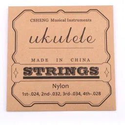 amg music Ukulele String Set with Guitar Capo Nylon Strings for Soprano, Concert, Tenor Concert Ukelele Strings image 5