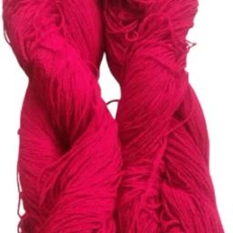 Woolen Hand Knitting thread for Beading, Crafts, Knotting Cord -Red-5