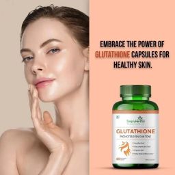 simply herbal Glutathione Capsule with Vitamin C,E & Grapeseed for Skin Lightening & Whitening image 4
