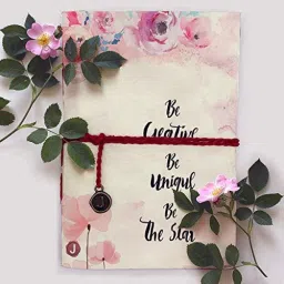 jhingalala Handmade Diary Notebook with Be Creative, Be Unique, Be The Star Printed on front Cover A5 Diary Unruled 160 Pages image 3