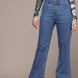 roadster Women Slim High Rise Blue Jeans-picture-16