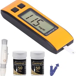 Orange 100 Strips & Glucometer-image-11