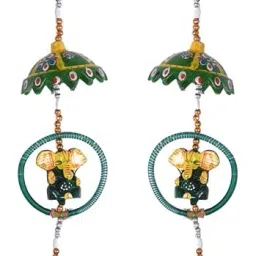 PAPER MACHE ELEPHANT WIND CHIME FOR HOME DECORATION,GIFT,HOME,OFFICE,INDOOR Paper Windchime-7
