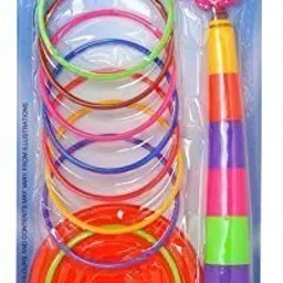 anika Ring Toss Quoits Hoopla Throw Game for Toddlers(Kids), for Single and Group Play image 4