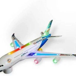 Musical Air Bus Aeroplane with lights (White)-40