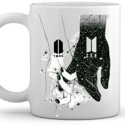 bts black logo white ceramic coffee mug Ceramic Coffee Mug-image-16