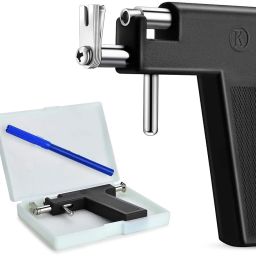 Ear Piercing Tool Set, 1 Gun, 1 Marker, 1 Glass, 24 Pcs Studs Punches & Punching Machines-image-85
