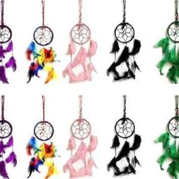Dream Catchers Wall Hanging Home Decoration Items For Positivity & Kids Room Feather Dream Catcher-image-97
