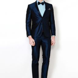 van heusen Men 2 Piece Solid Suit-picture-42