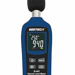 BEETECH Sound Level/Decibel meter (Range 35-135B) for measures Ambient Temperature with Color LCD display and backlight, CE and RoHS compliant | Model: BEETECH B-401 image 1