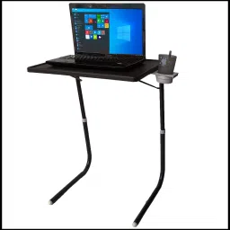 sai praseeda AdjustableTableMateLaptop,KidStudyTableUtilityTableMultiPurposeTableBLACKColor Plastic Portable Laptop Table image 4