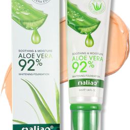 Aloe Vera 92% Soothing & Moisture Whitening Foundation - Nourish and Illuminate Foundation-image-38