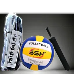 Super volleyboll bolls With Nylons net And With Air pump best quality Volleyball - Size: 4-2