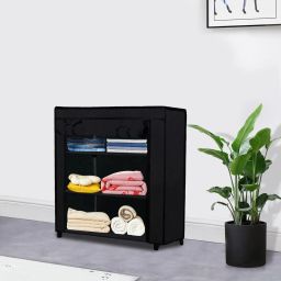 Small Cloths Wardrobe Carbon Steel Collapsible Wardrobe-image-83
